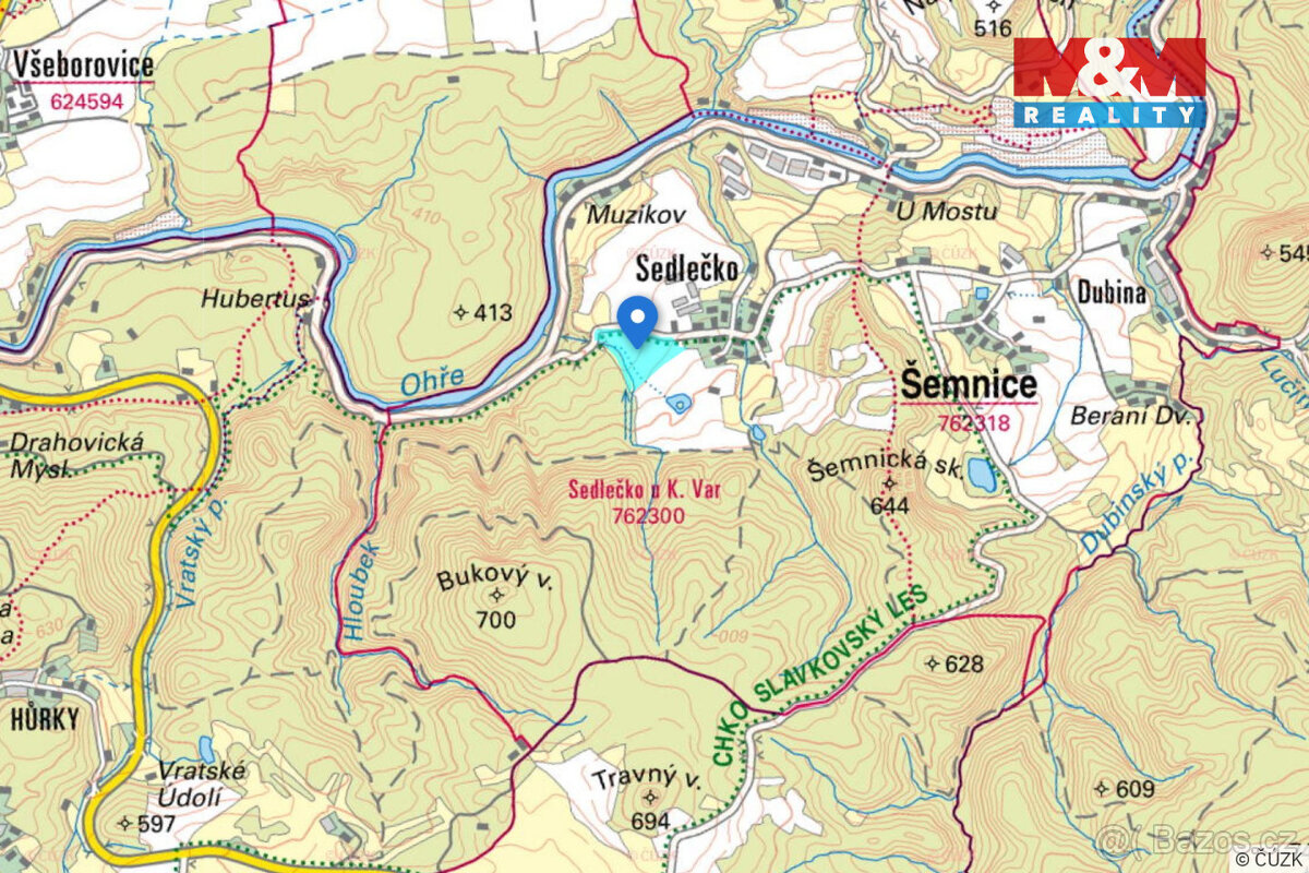 Prodej pole, 81164 m², Šemnice - Sedlečko - 9