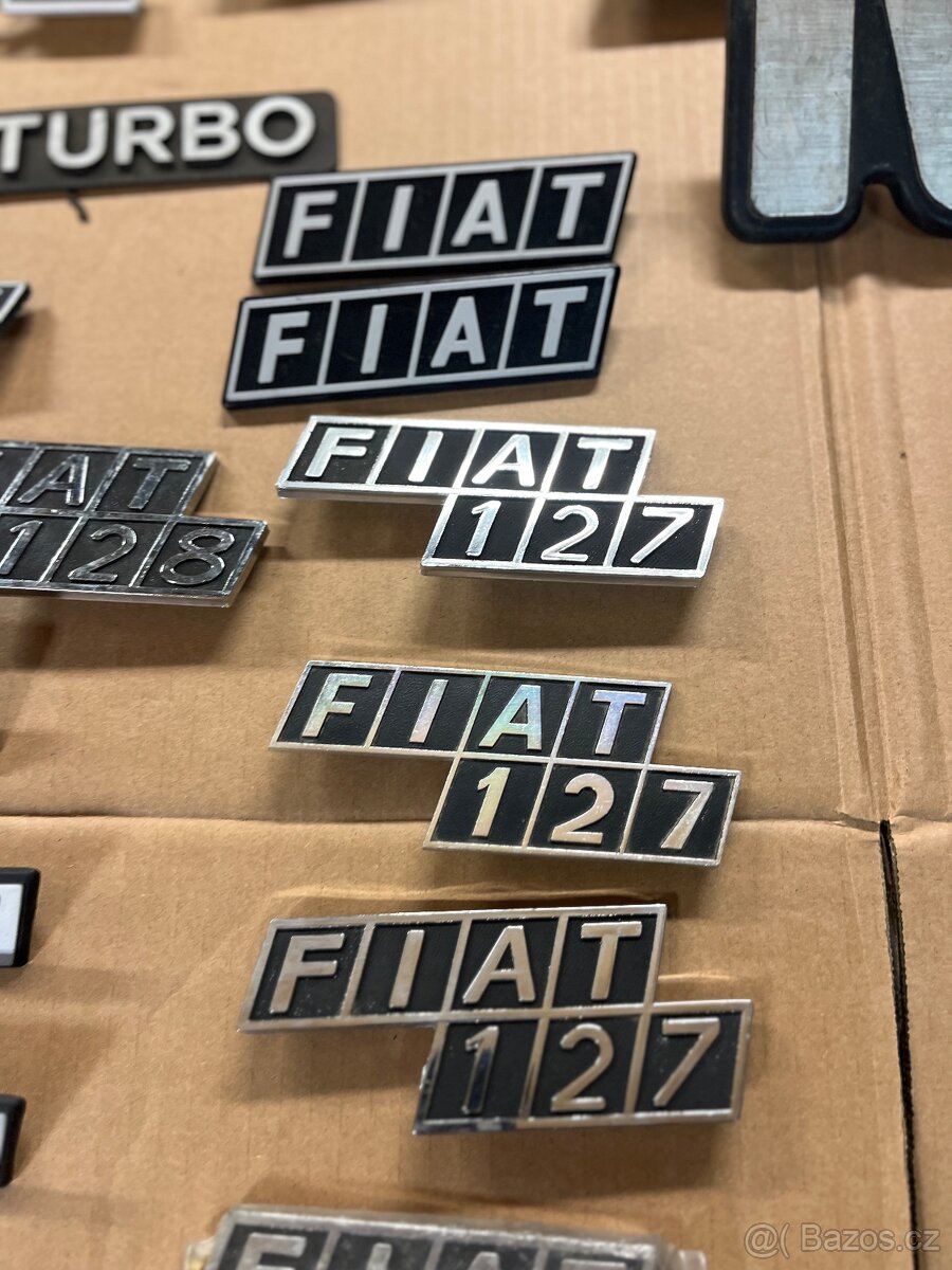 Štítky, emblémy Fiat - 9