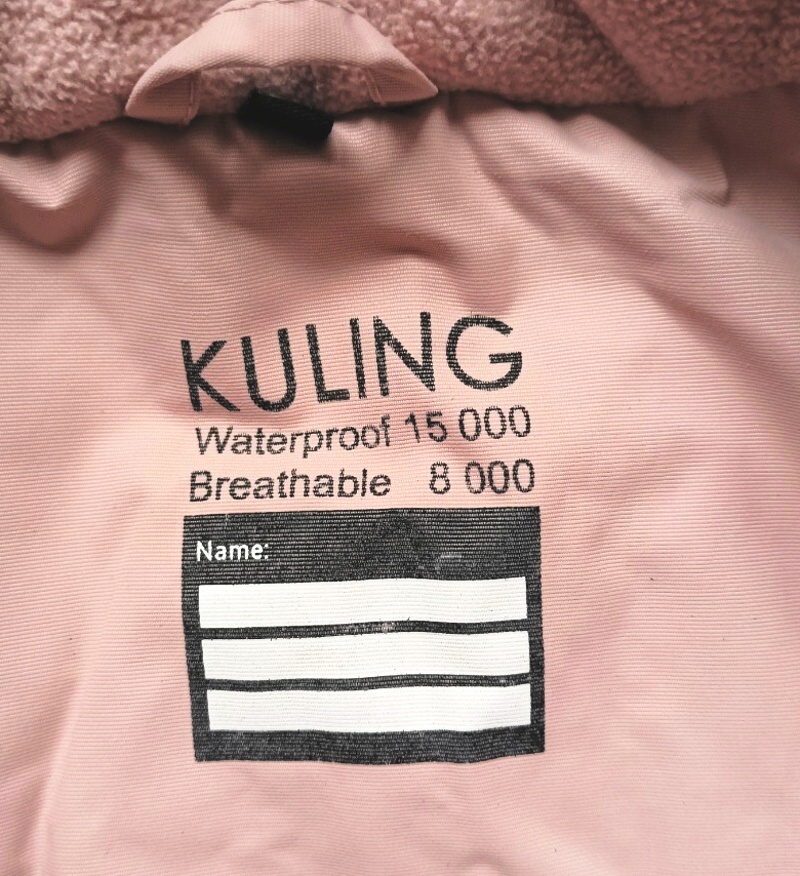 KVALITNÍ ZIMNÍ NEPROMOKAVÁ KOMBINÉZA- KULING, 6-7 let, 122 c - 9