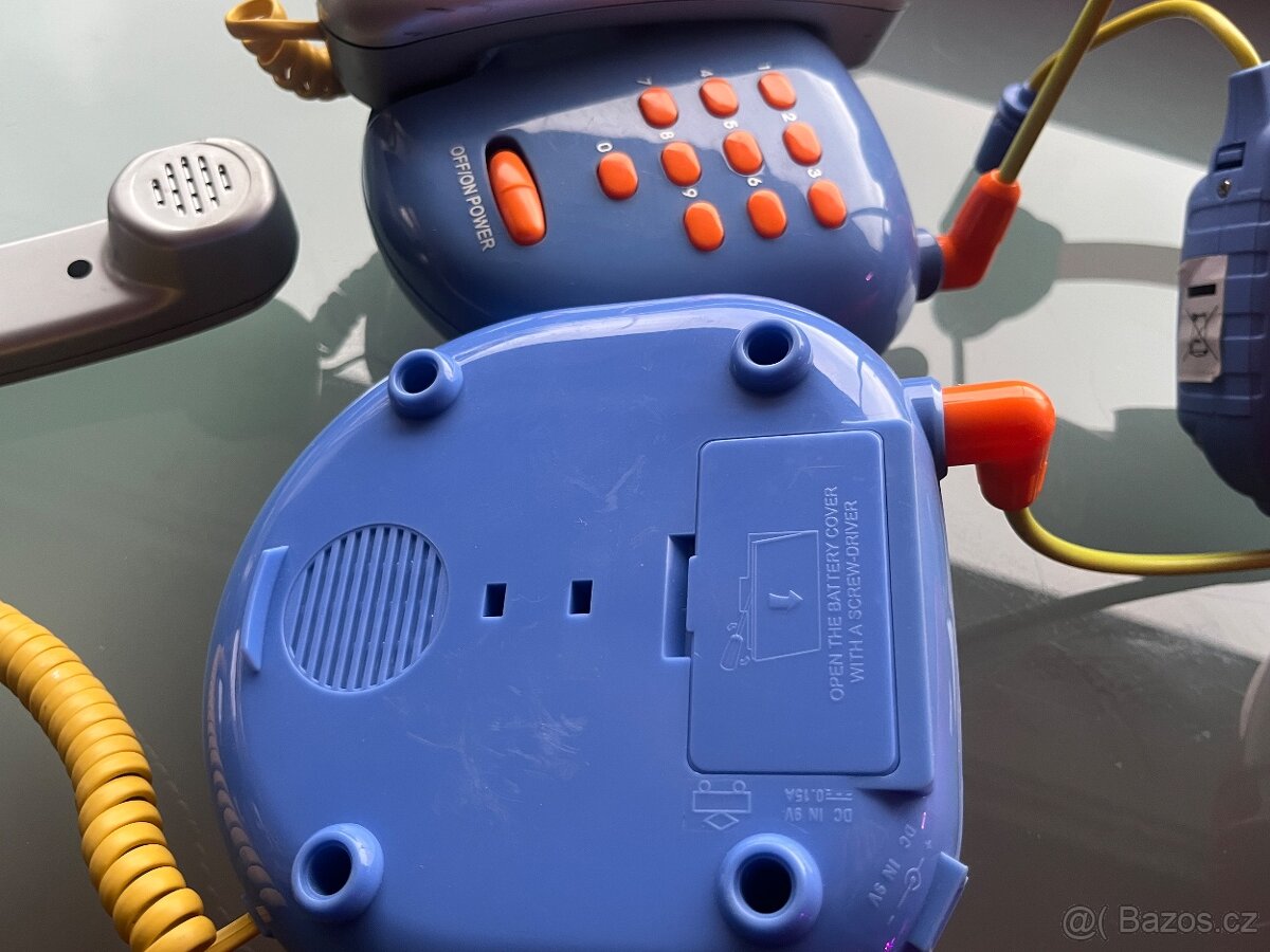 Dětský telefonní set + kazetový přehrávač s mikrofonem - 9