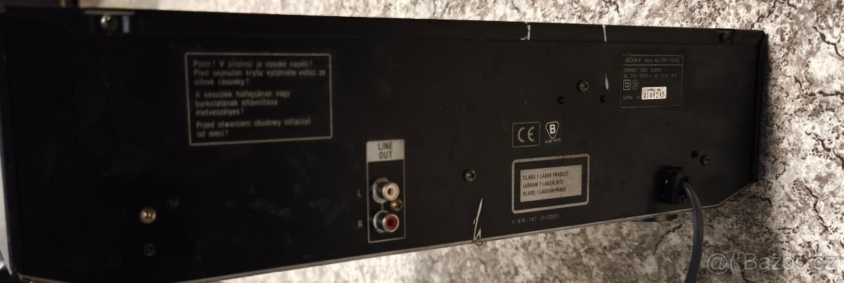 Sony hi-fi CD přehrávač na 5x CD (měnič) SONY CDP-CE405 - 9