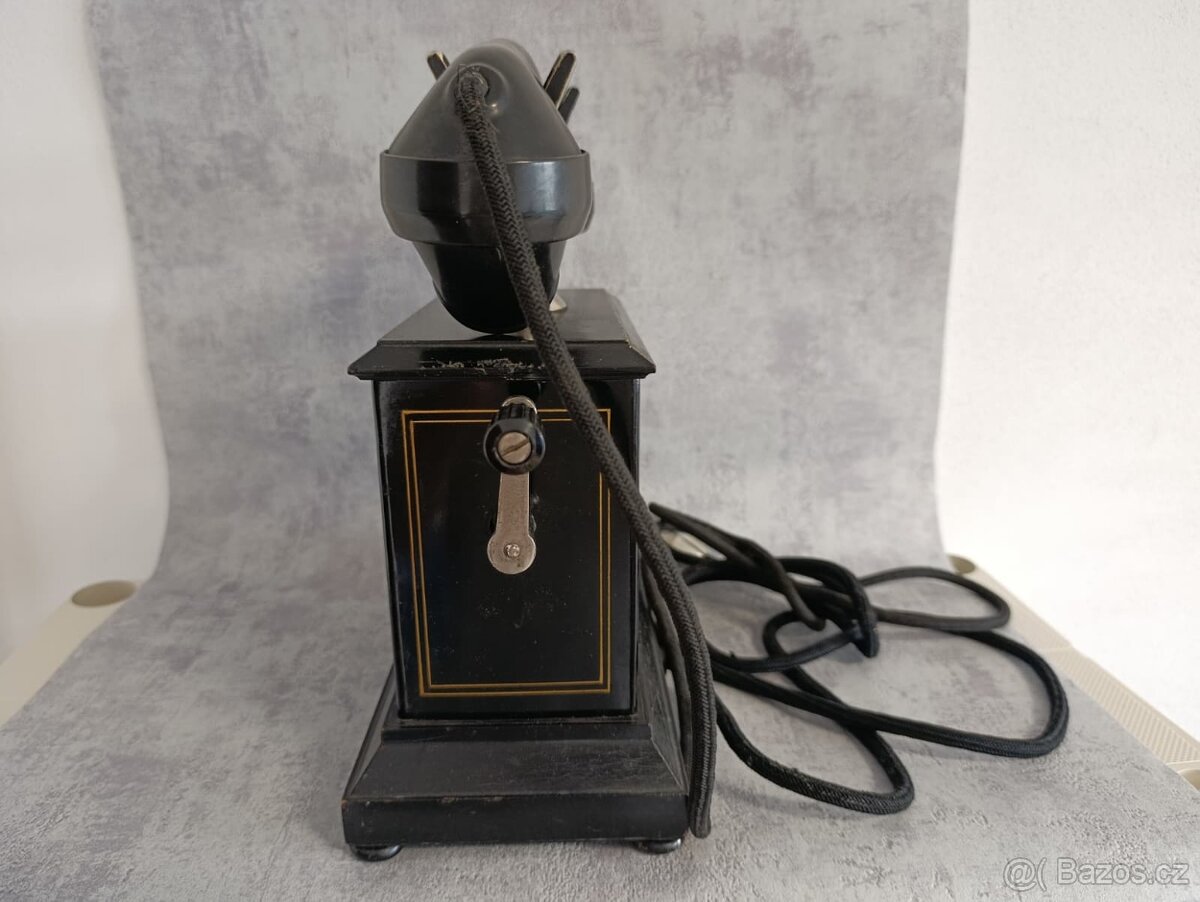 Starý dánský orig.telefon na kliku Kristian Kirk - do sbírky - 9