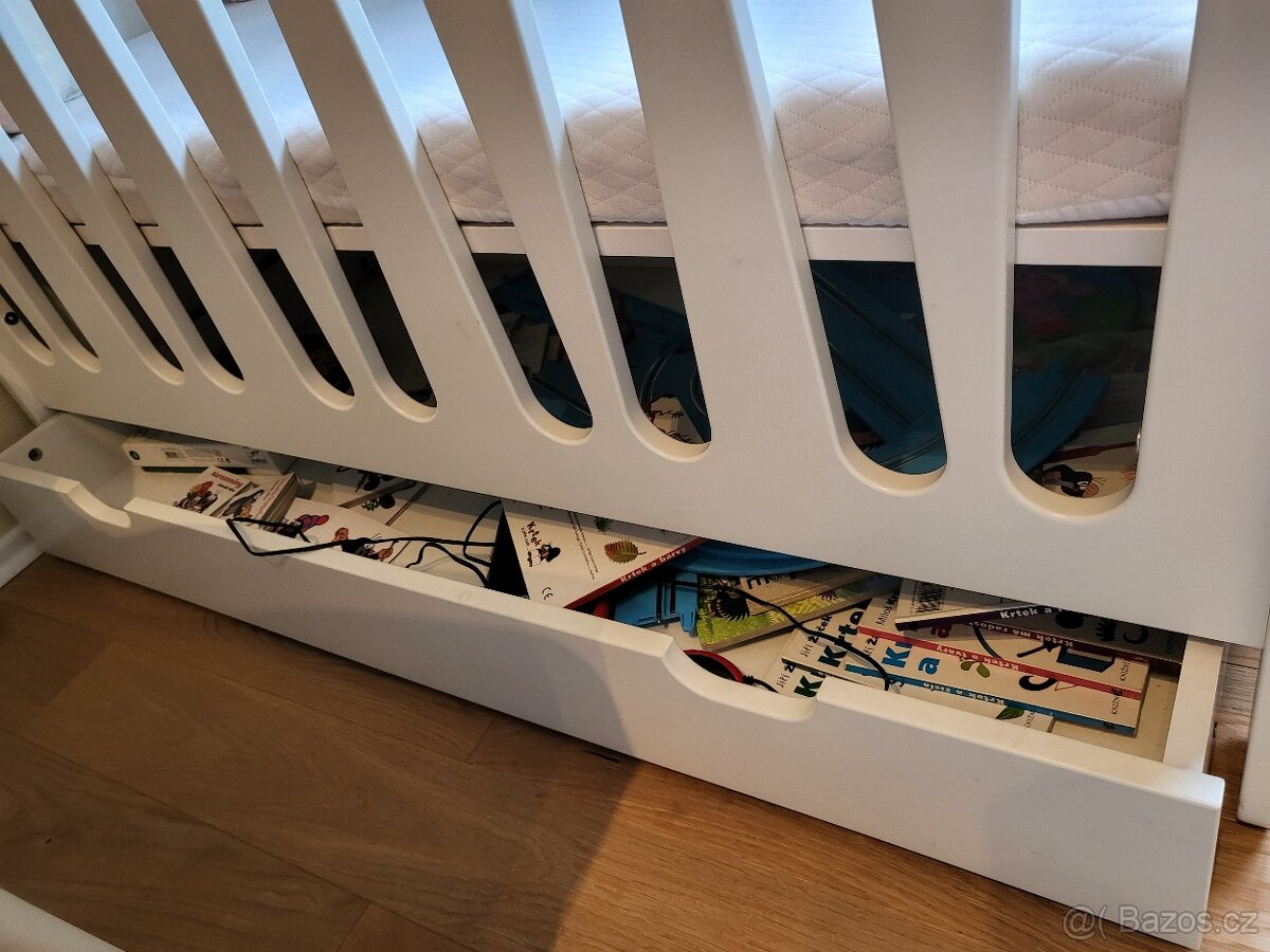 Dětská postýlka Pinio Moon se šuplíkem - 9