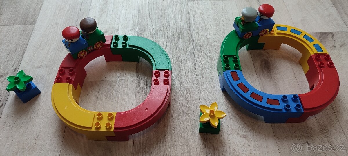 AUTA+STROJE DUPLO, vlaky,koleje, domky,kostky, doplňky - 9
