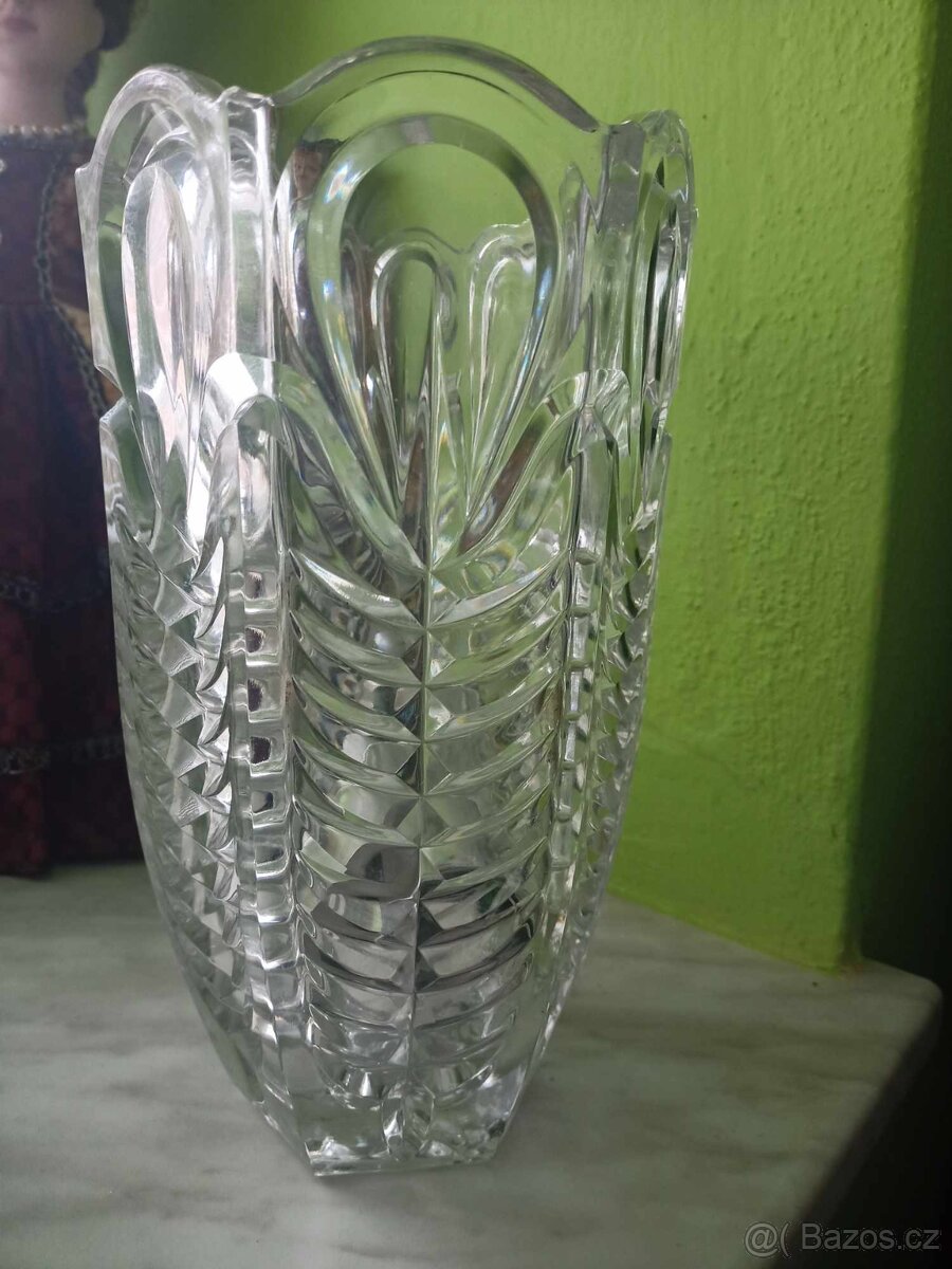 Staré sklo- karfa, misky, sklenice... - 9