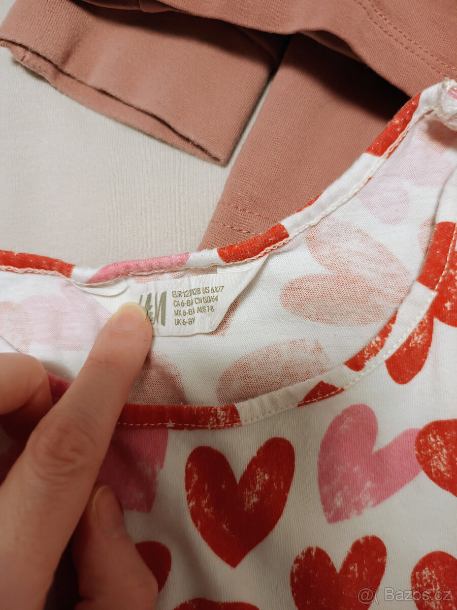 Sada dívčího oblečení H&M a Lindex 122-128 - 9