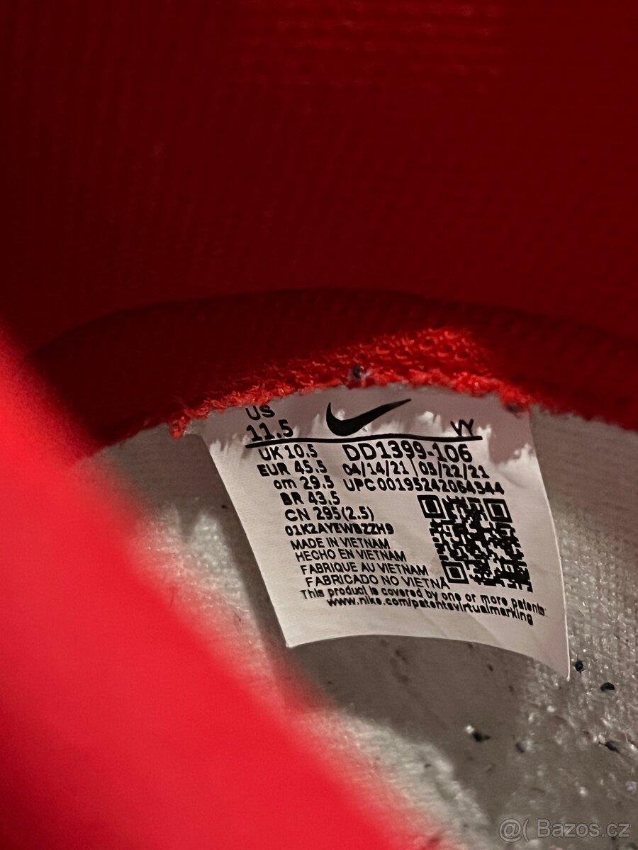 Nike Dunk High University Red Vel 45,5 - 9