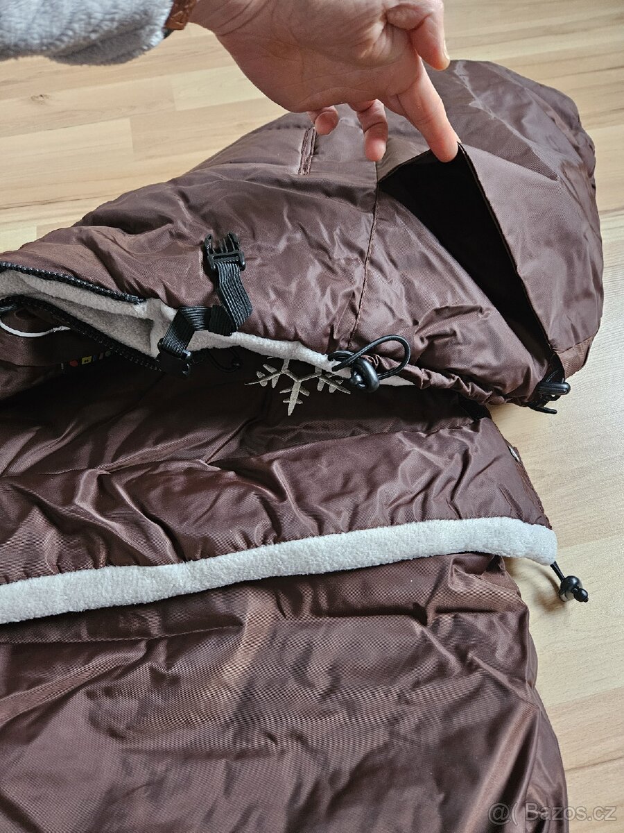 Zimní velký rostoucí pytel, dětský fusak do kočárku Emitex - 9