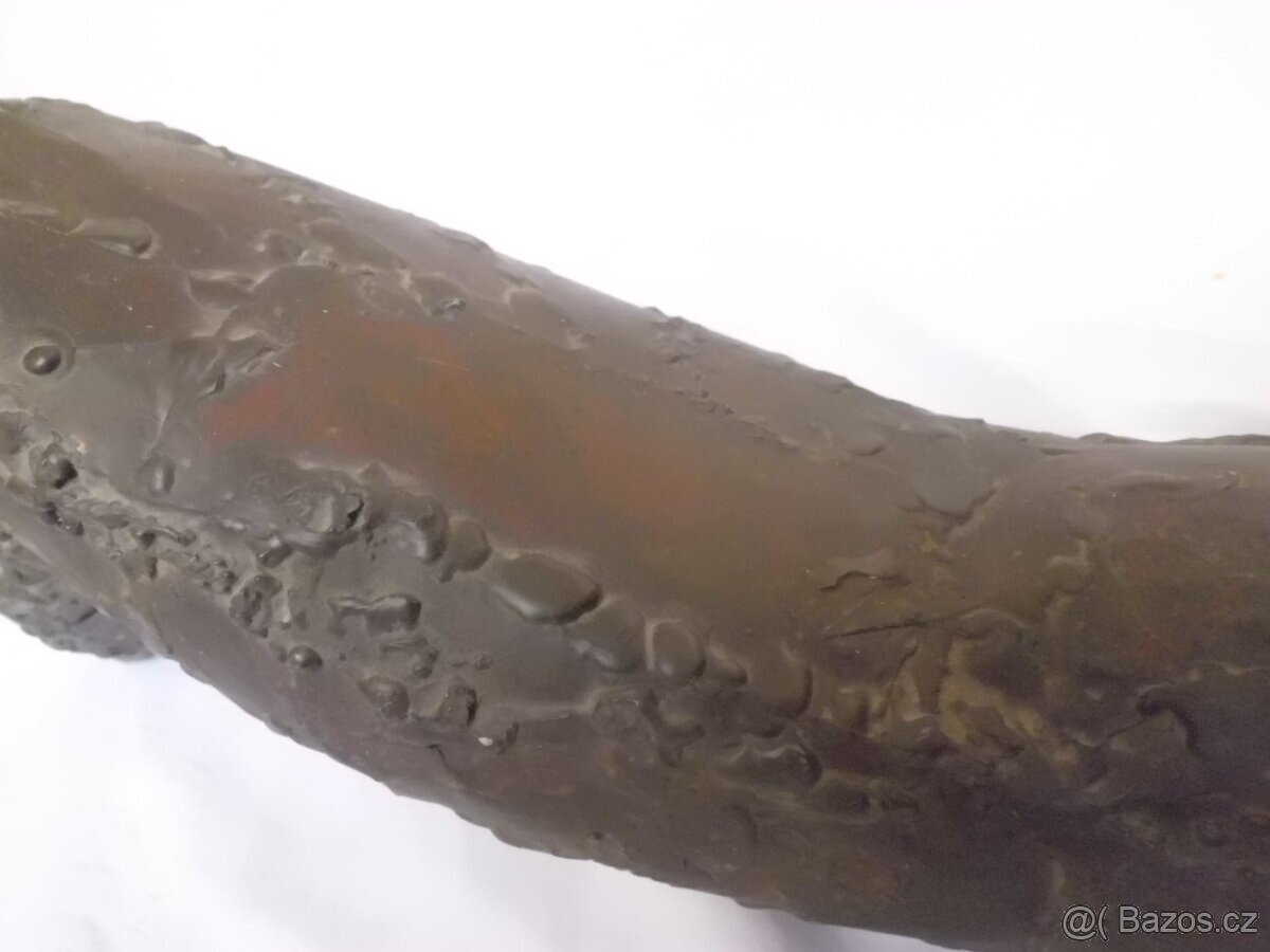 UNIKÁTNÍ Starožitná Kubistická Kovová ART Plastika - ŽENA - 9