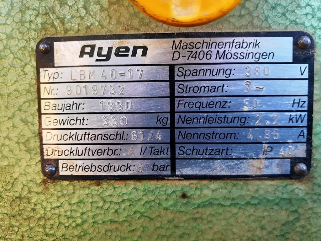 Vrtací stroj AYEN - 9