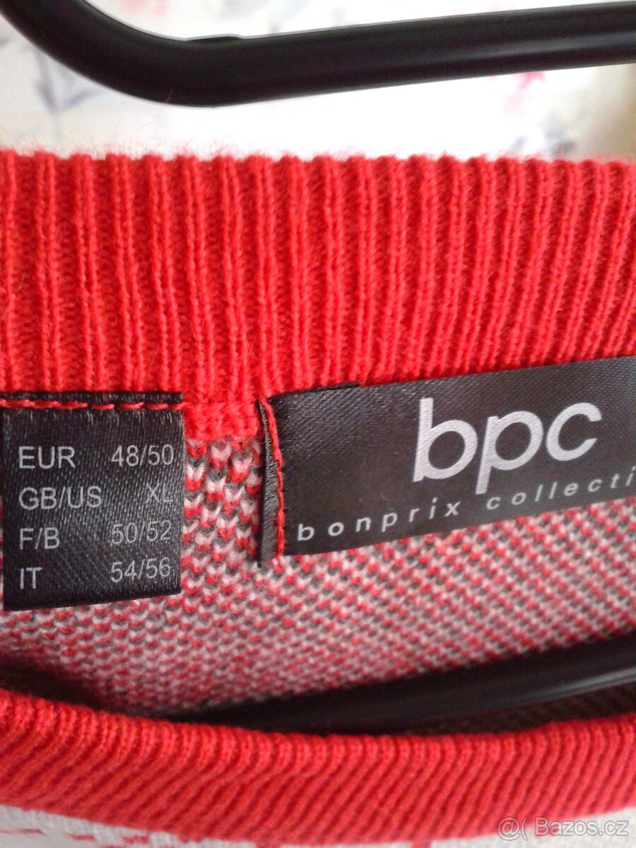 Teplý a krásný zimní svetr 48/50 - 9