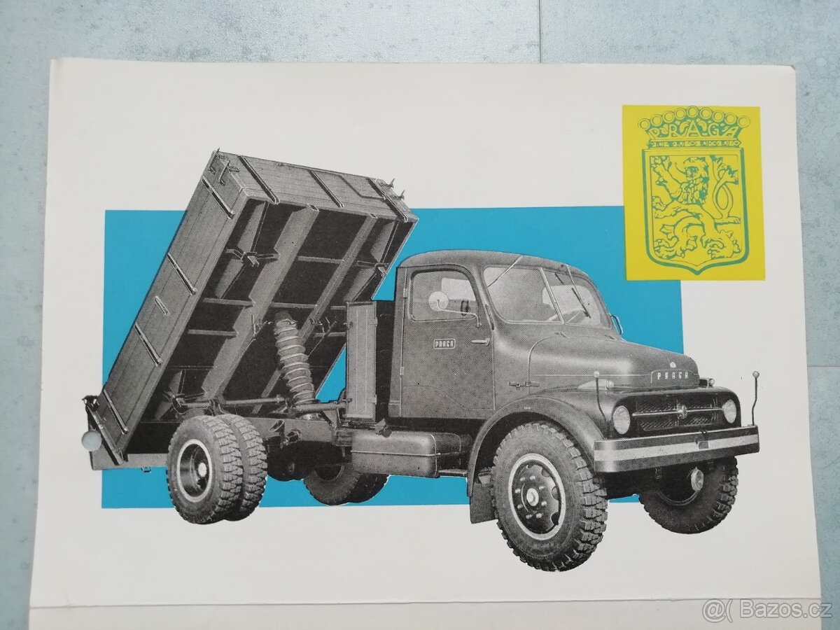 Originální prospekty Praga k zarámování - 9