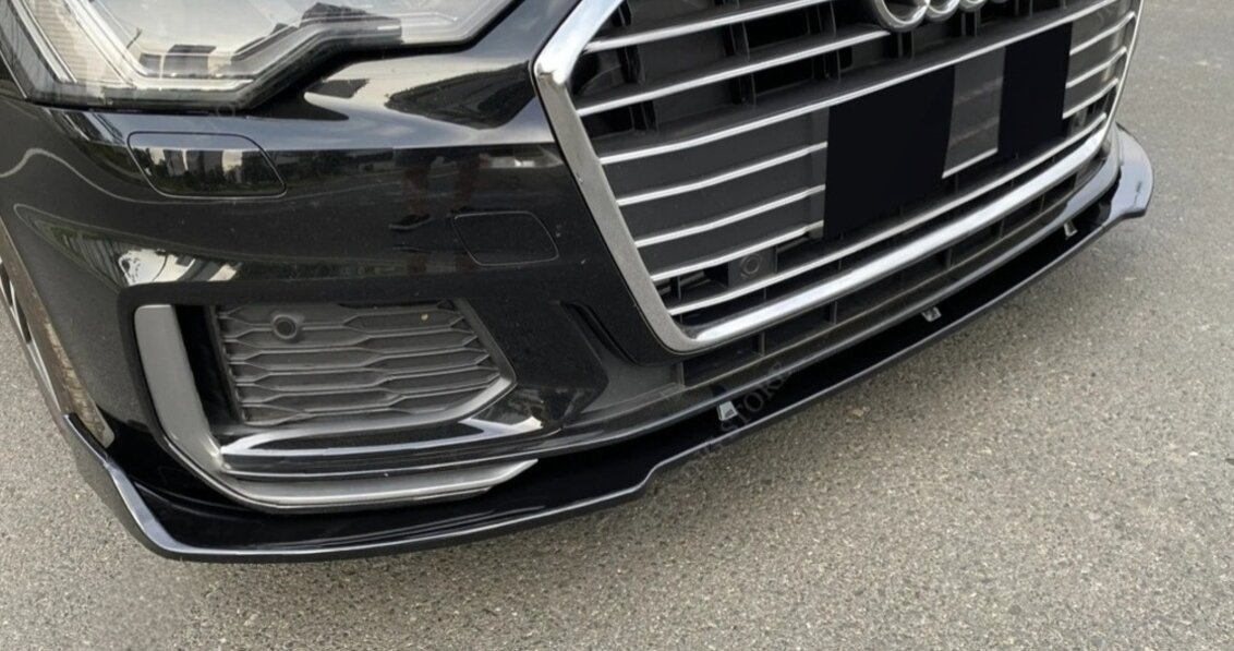 LIPKO LIPO SPOJLER AUDI A6 A7 C8 na predný NARAZNIK - 9