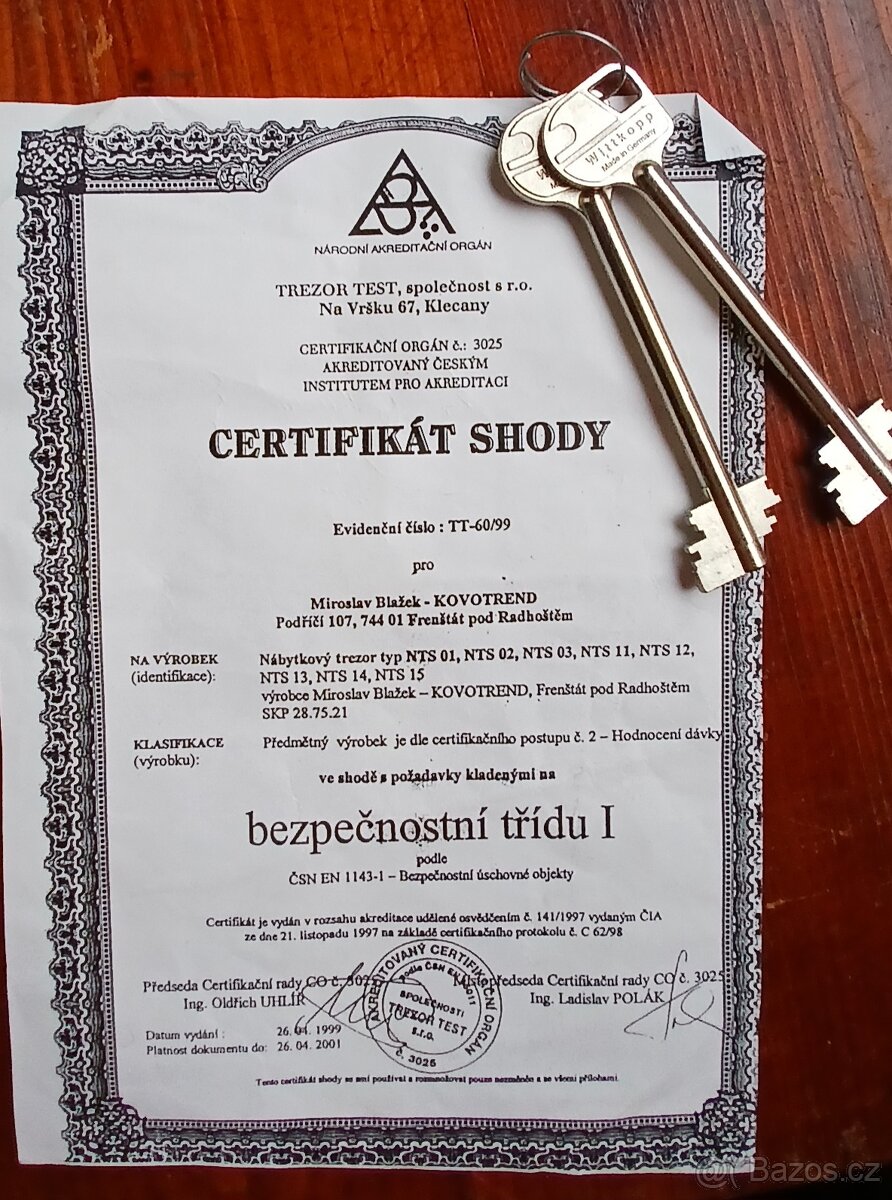 Nábytkový trezor Safmetal - 9