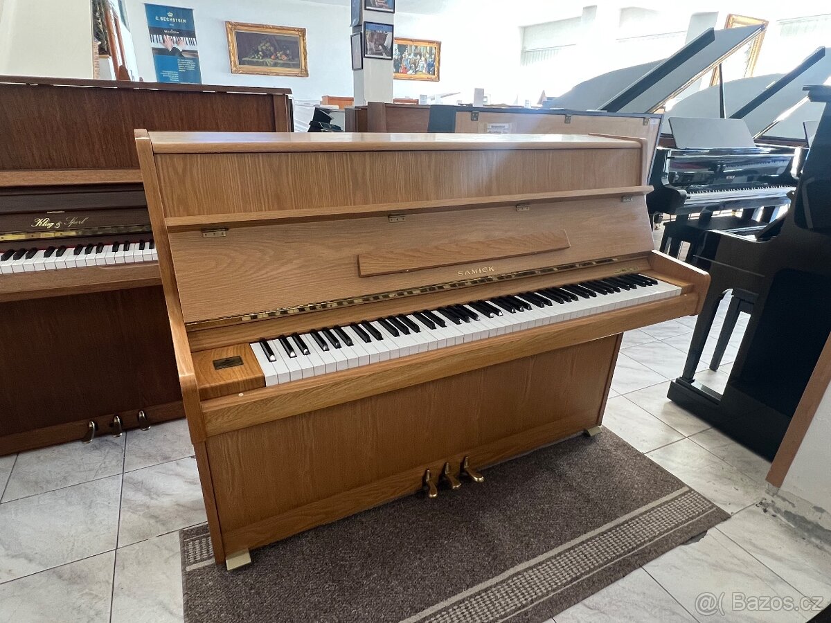 Korejské piano Samick se zárukou 2 roky, doprava v ceně. - 9