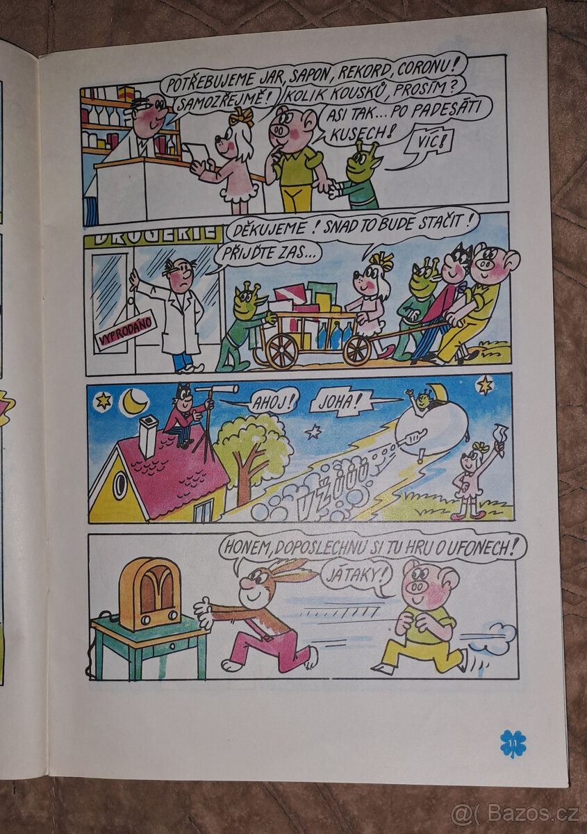 Čtyřlístek 2 kusy č. 93 a č. 65 - 9