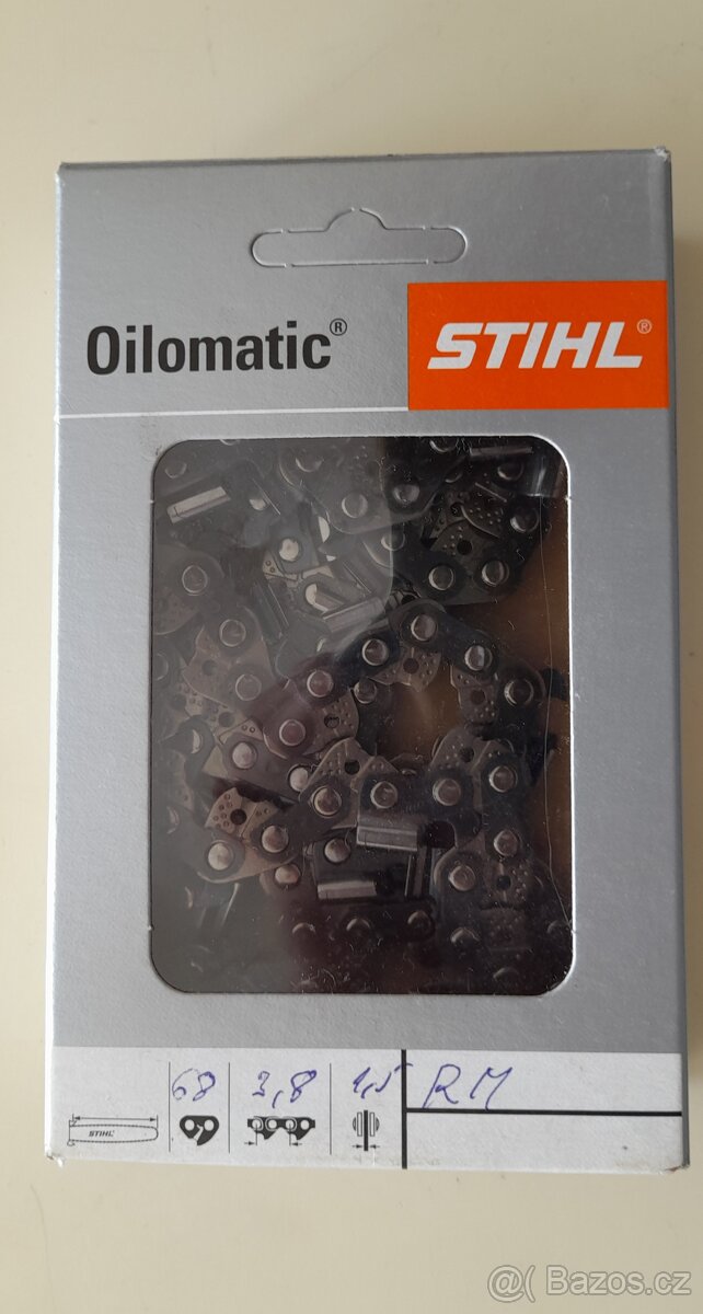 NOVÉ ŘETĚZY K MOTOROVÝM A ELEKTRICKÝM PILÁM, ŘETEZOVÁ LIŠTA. - 9