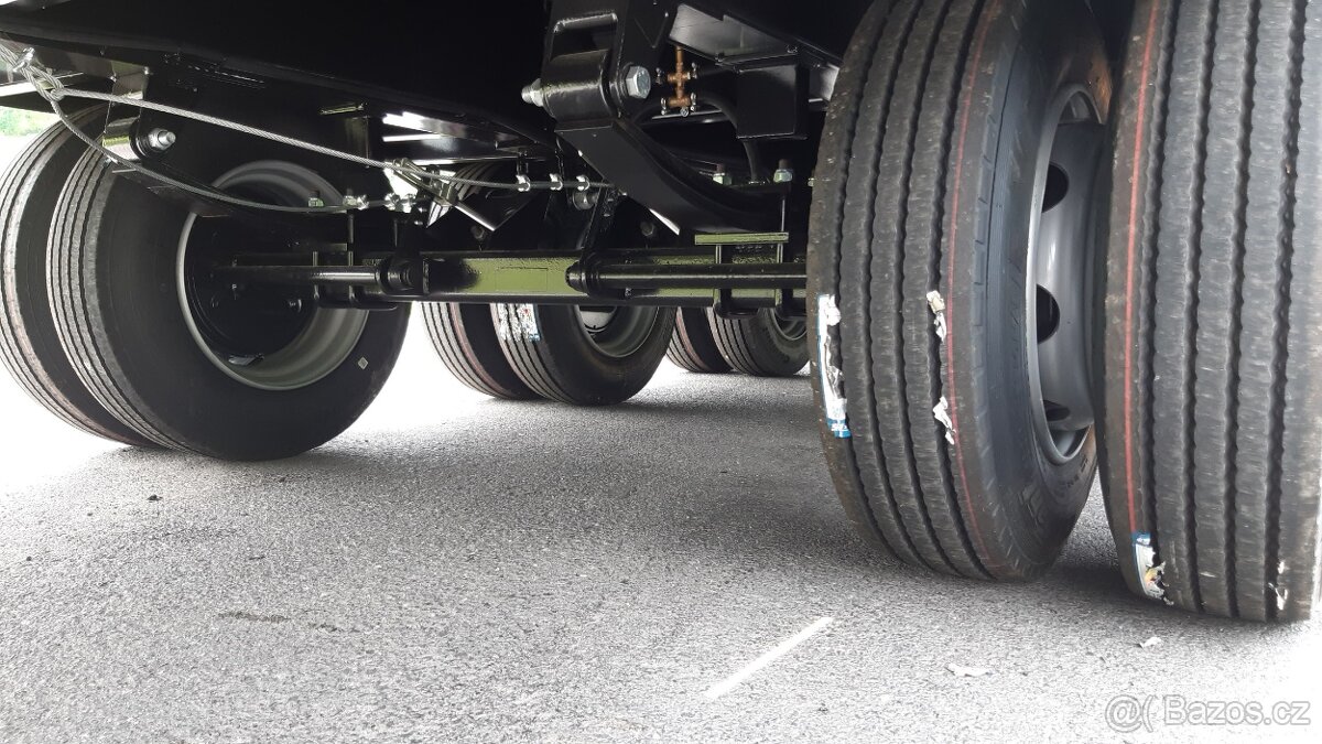 Traktorový návěs,Přepravník strojů,Podvalník,Přívěs,Vlek 23t - 9