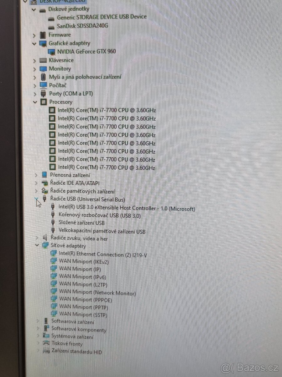Zamluveno-i7-7700, 16GB DDR4, GTX960, 240GB SSD - 9