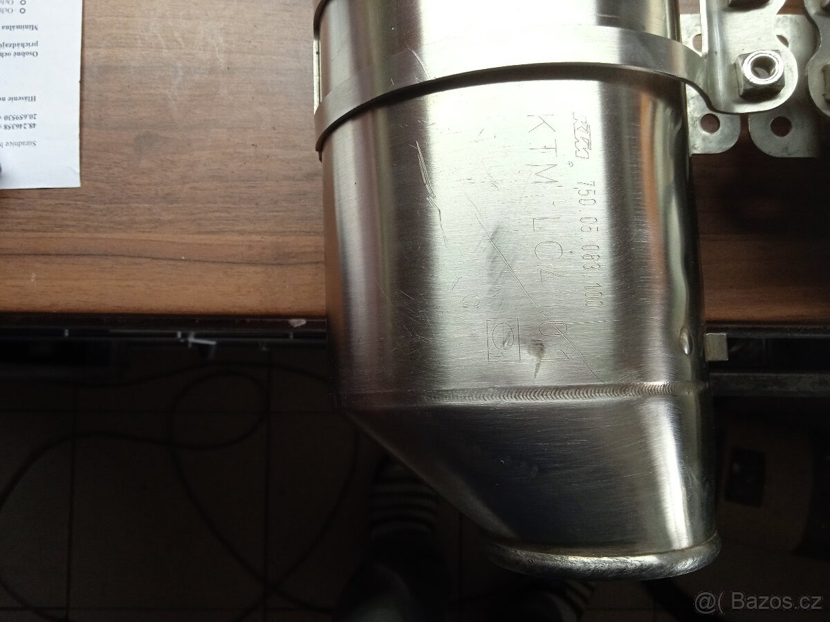 Výfukový svod a výfuky KTM 690 SM - 9