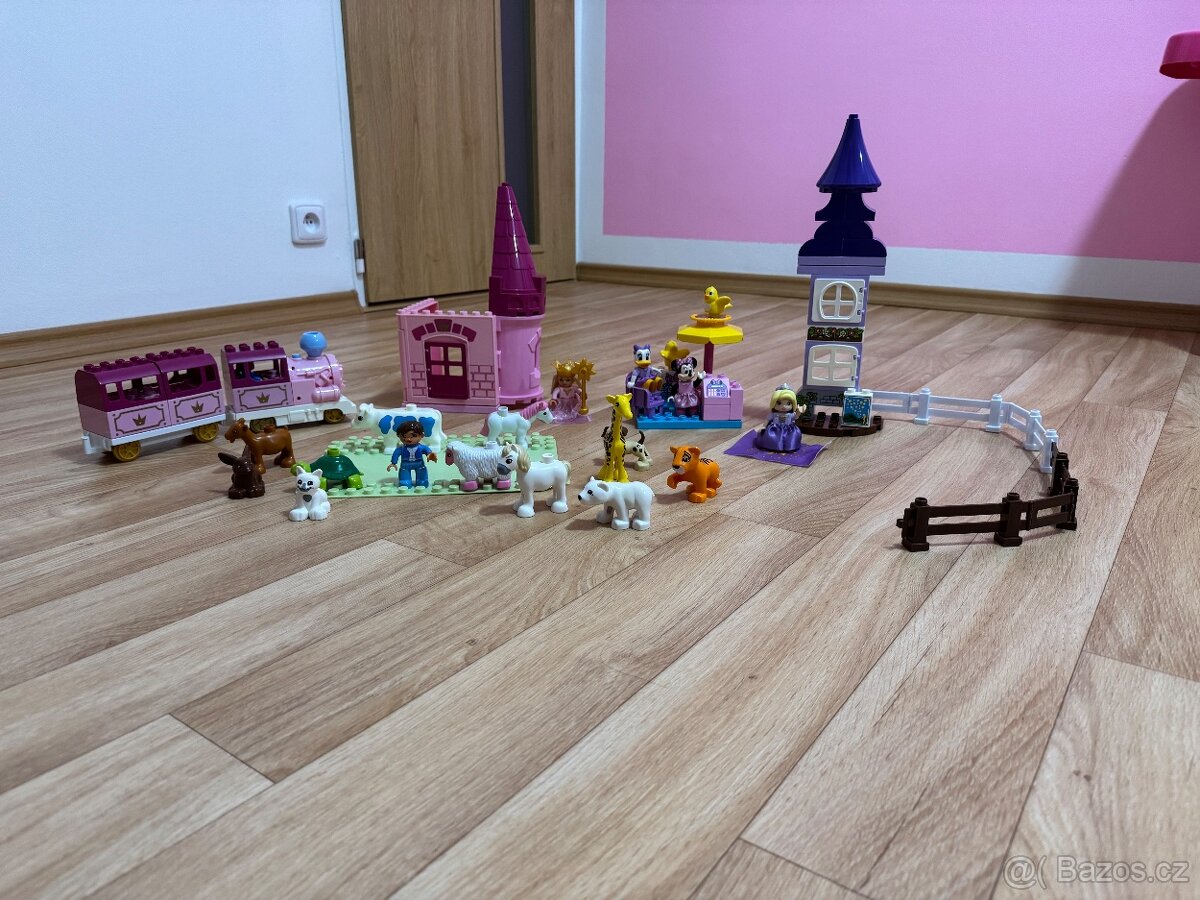 LEGO DUPLO – směs 62 kostek + úložná bedna TOP STAV - 9