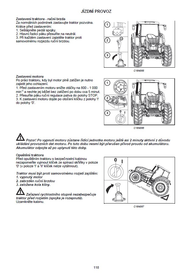 Zetor Crystal (nový) 150-160 a 150-170HD - návod k obsluze - 9