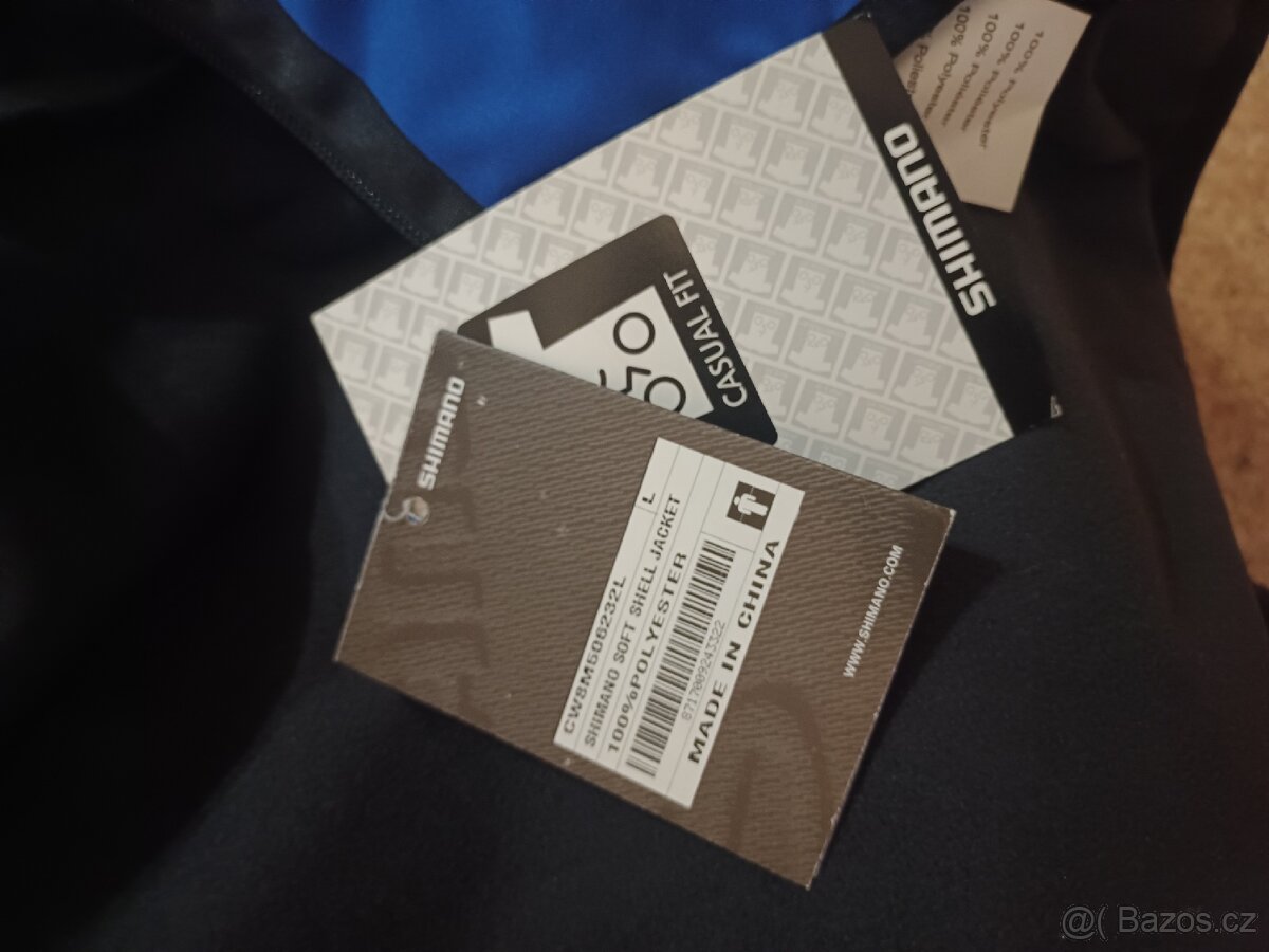 Cyklo bunda Shimano Soft Shell jacket L - 9