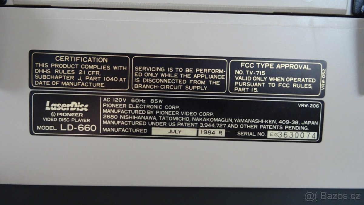PIONEER LD-660 - 9