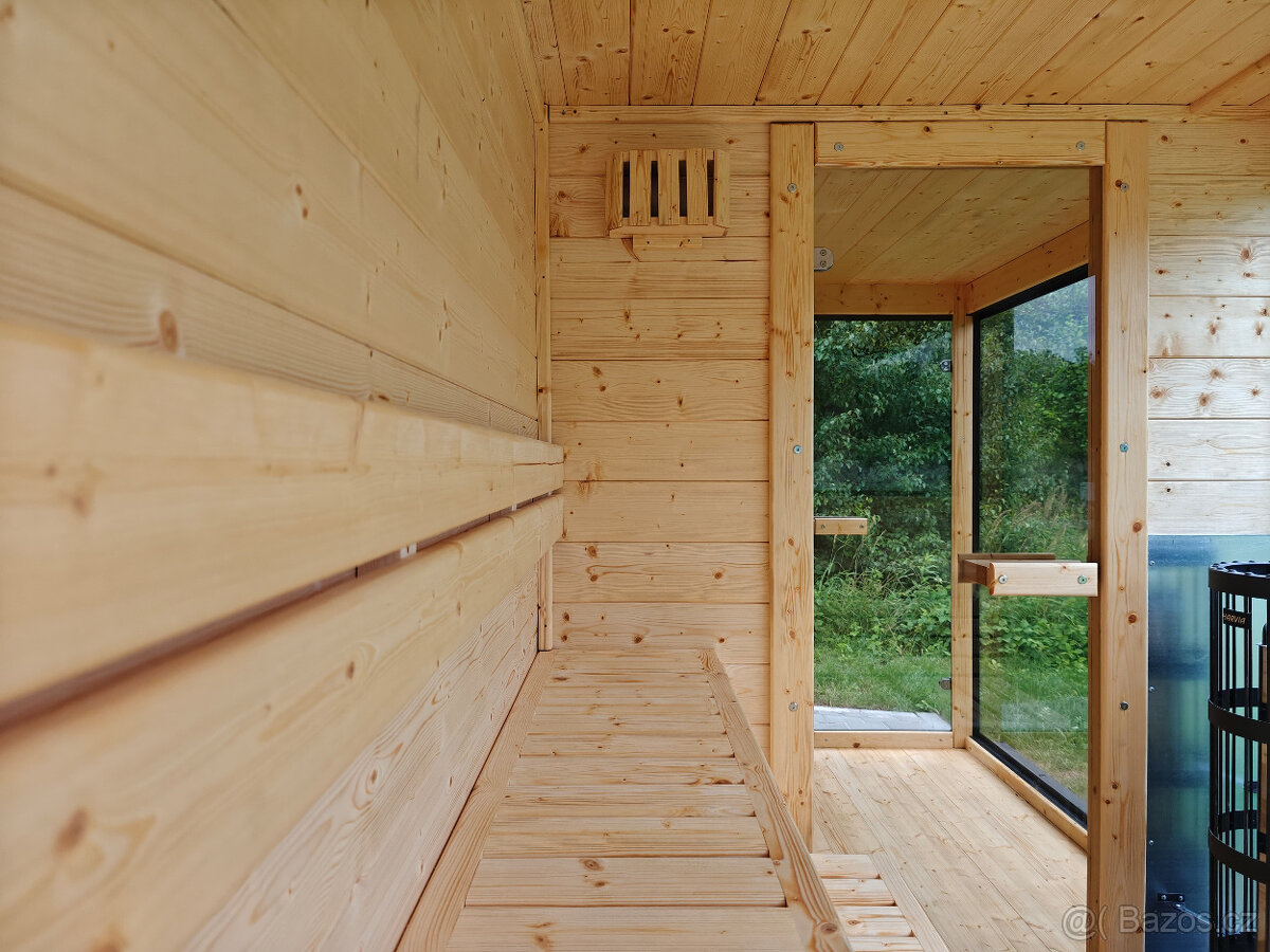 Saunový domek Diamant s odpočívárnou - 9