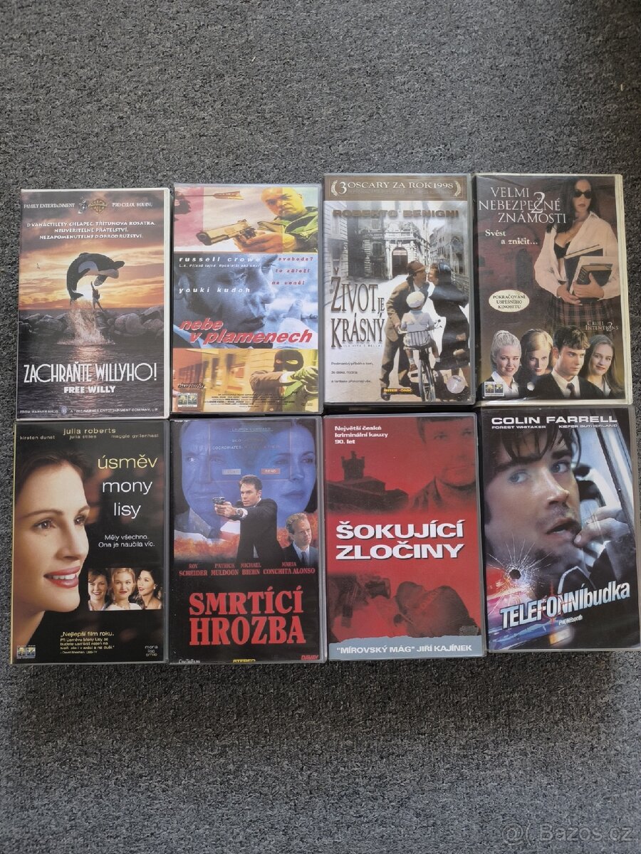 Vhs kazety 1 - 9