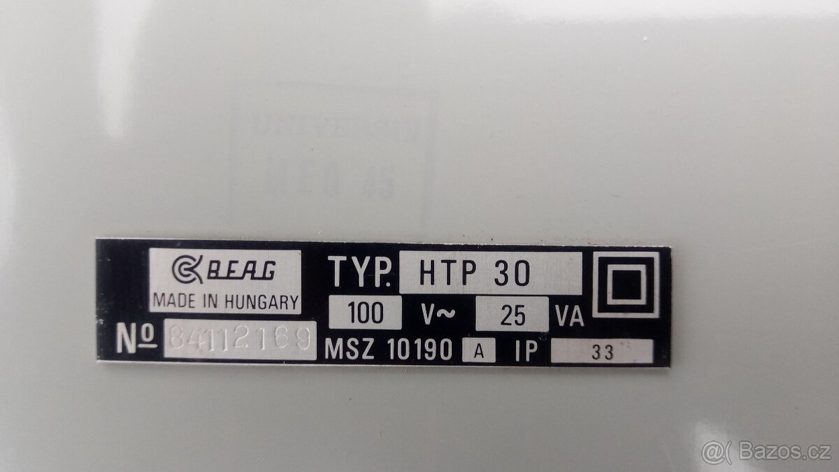 Sloupový reproduktor BEAG,typ HTP 30-dobová uloženka - 9