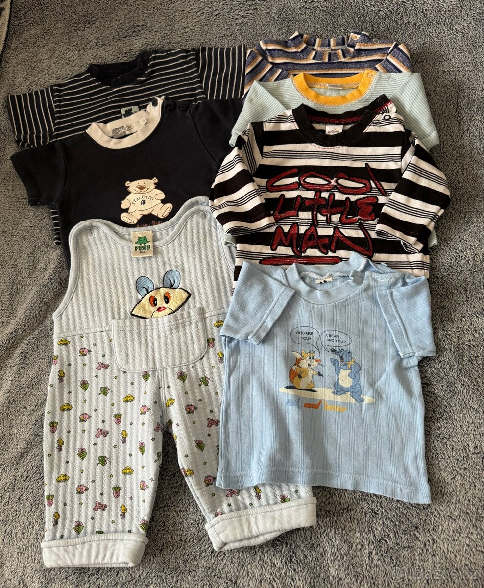 mix oblečení na chlapečka vel. 62-68 (90kusů oblečení) - 9