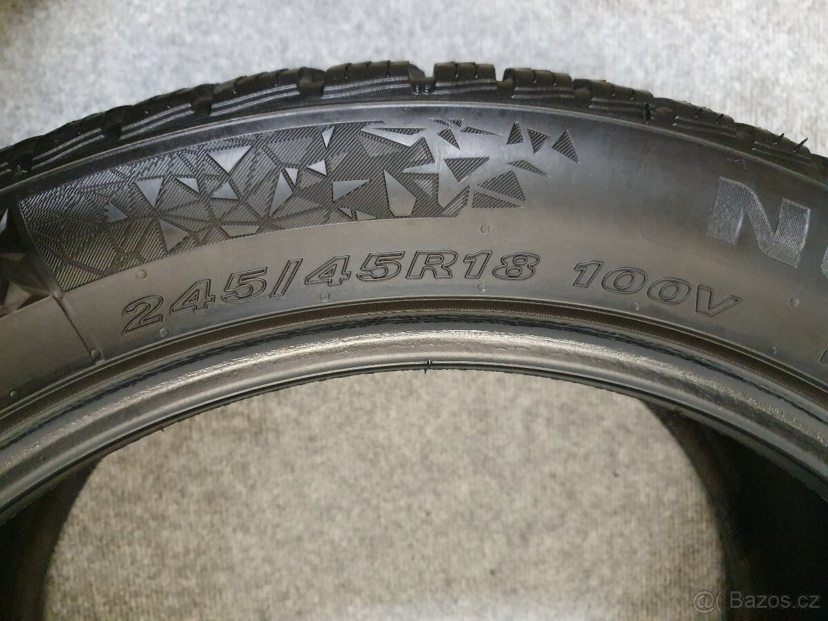 4x ZÁNOVNÍ 245/45 r18 Zimní pneu Nexen Winguard Sport 2 - 9