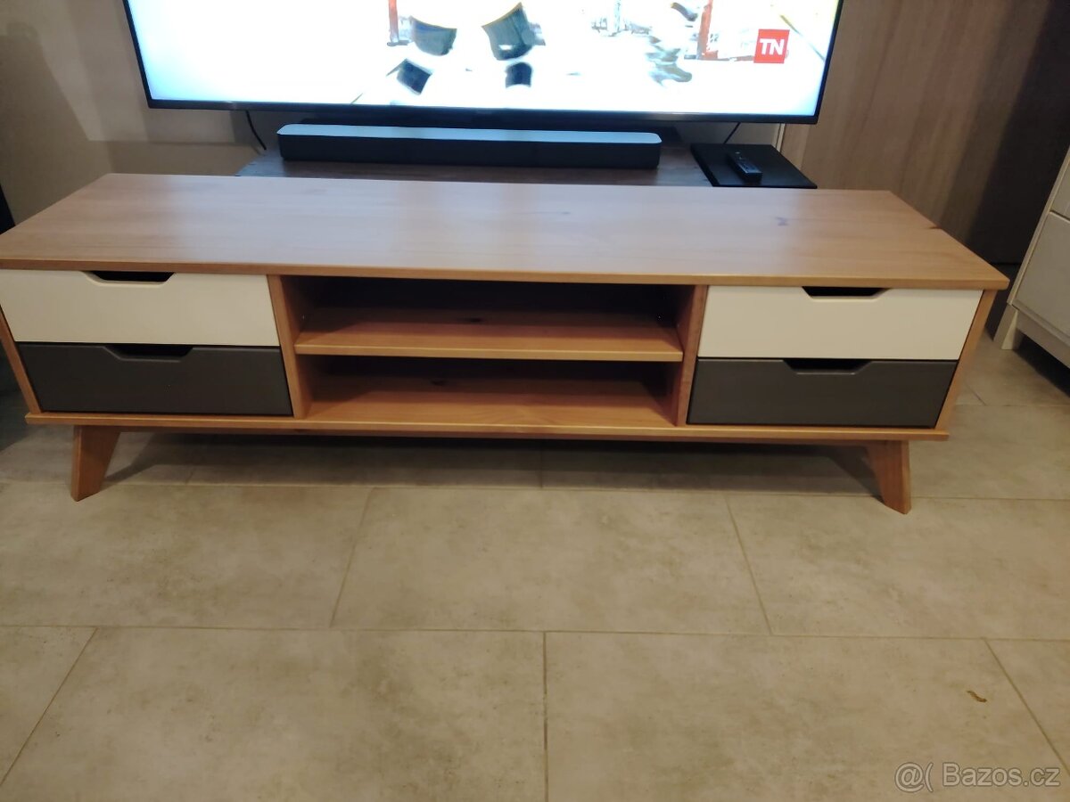 Tv komoda z borovice - 9