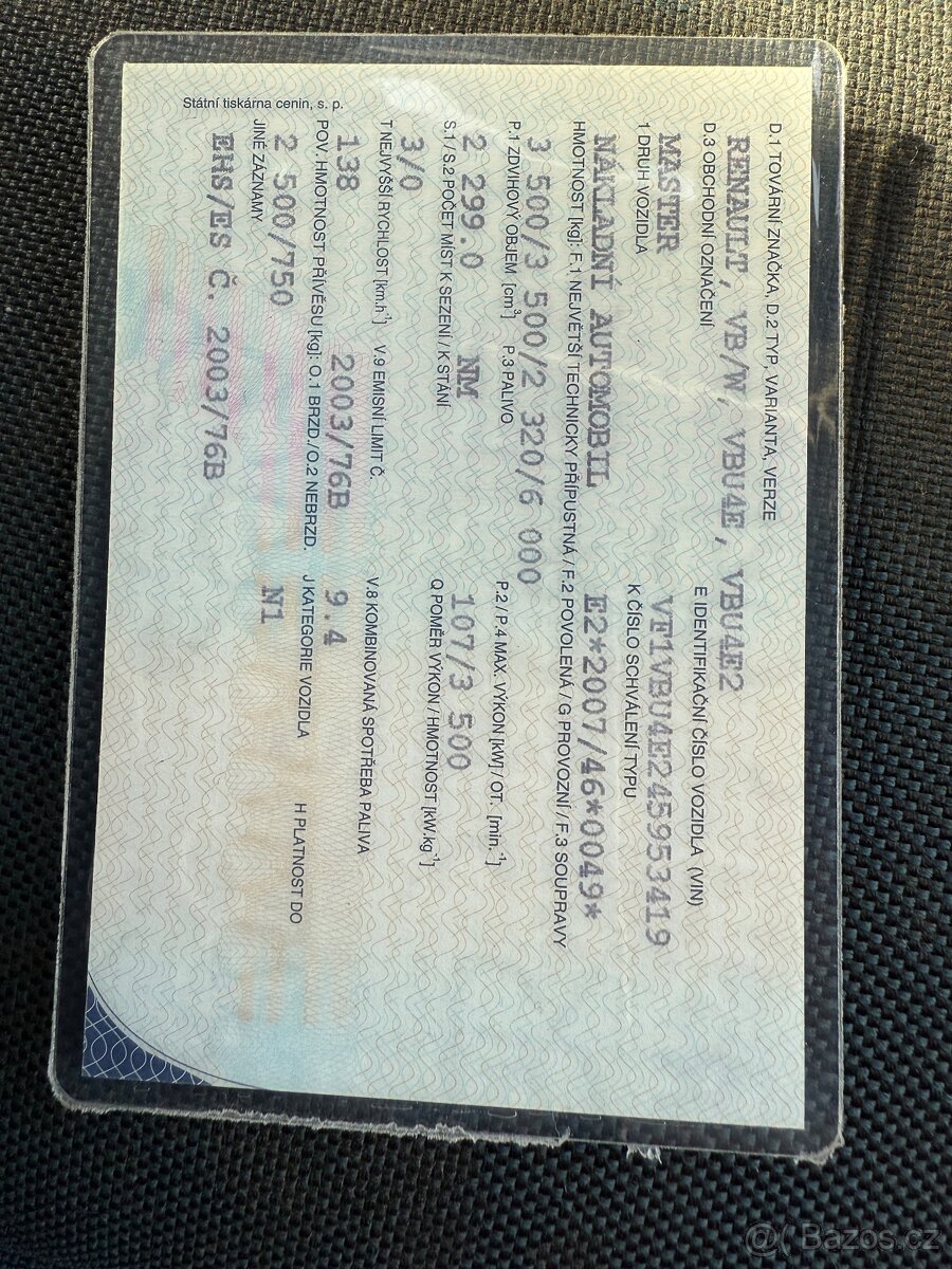 Renault Master, 8 palet, valník s plachtou - 9