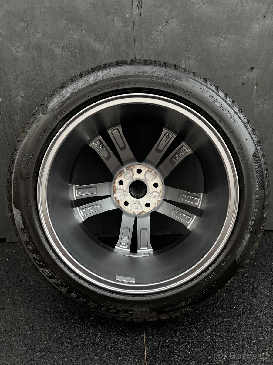 Alu vw Arteon Sebring 245/45/18 zimní 5x112 - 9