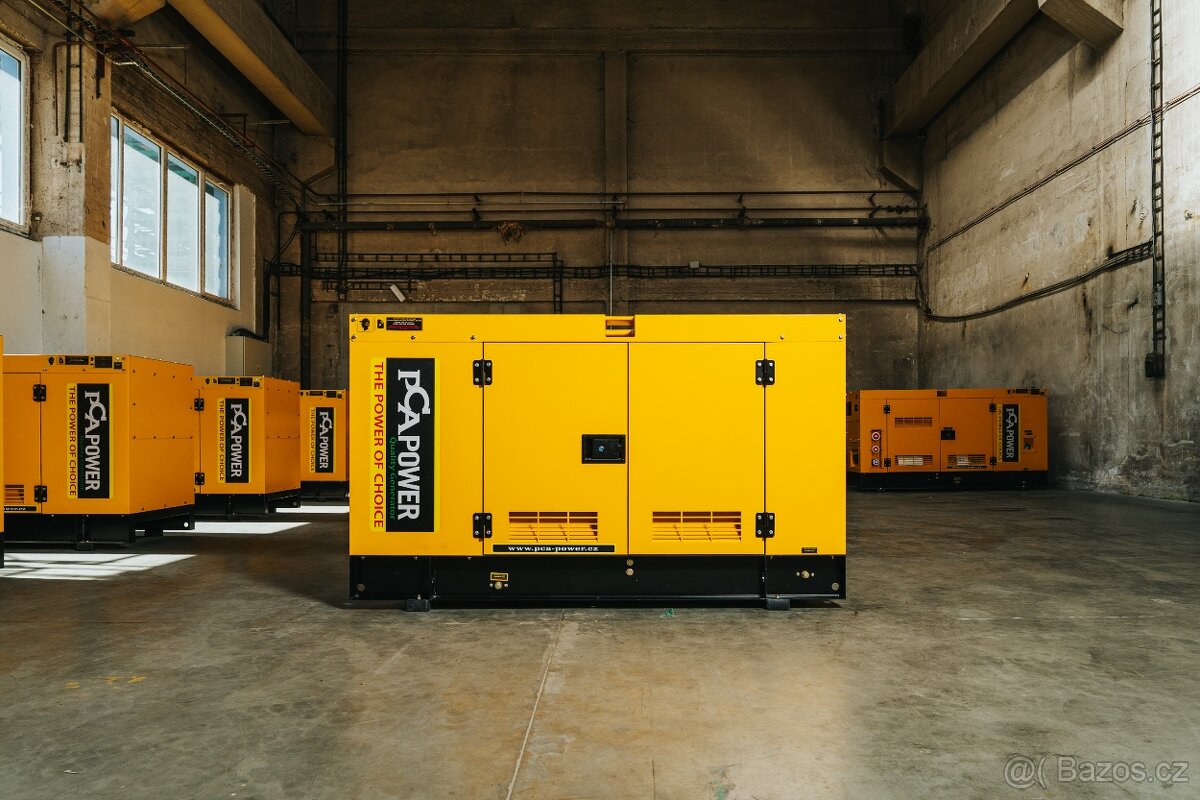 Naftová elektrocentrála PCA POWER PDE-44 kVA s ATS. - 9