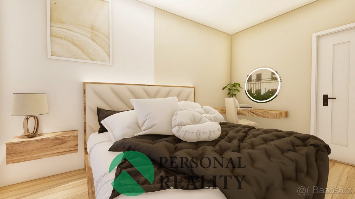 Prodej byty 3+kk, 92 m², zahrádka 215,8 m2, terasa 12,4 m2 - - 9