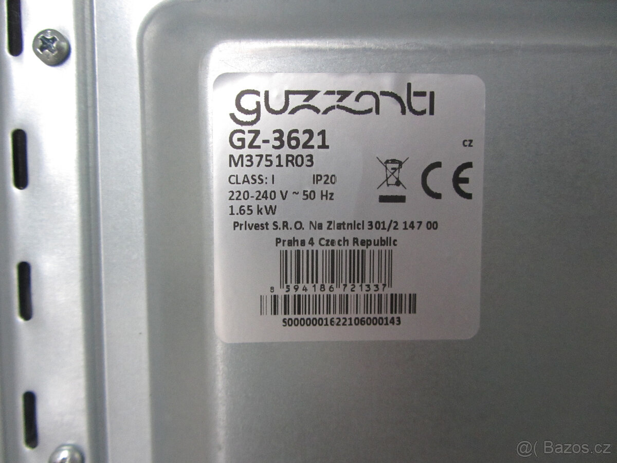 Elektrická trouba GUZZANTI GZ-3621 - 9