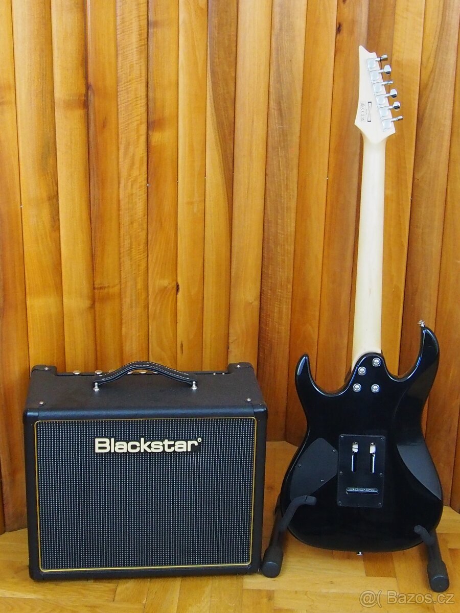 Kytarový set Ibanez GRX 70 QA - SB + kombo Blackstar HT-5 - 9