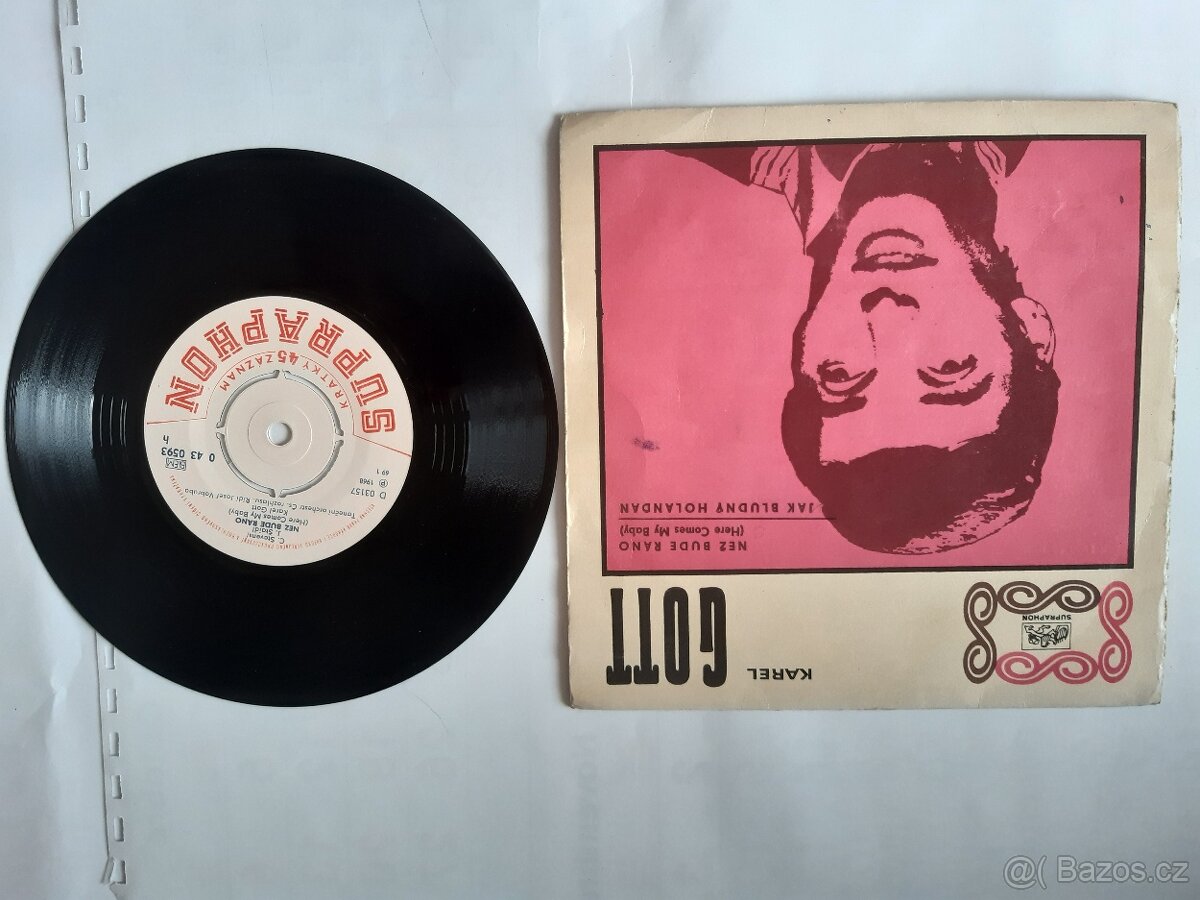 Prodám 35 ks vinylových singlů SP - 9