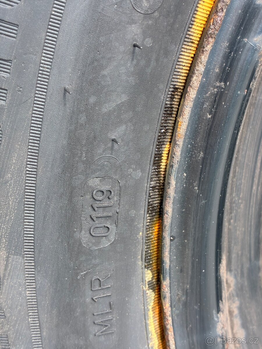 215/60 R16 5x112 |Originální sada plechových disků - 9