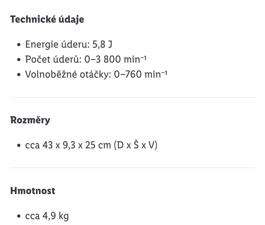 Aku kladivo peformance v kufru 5,8 J - 9