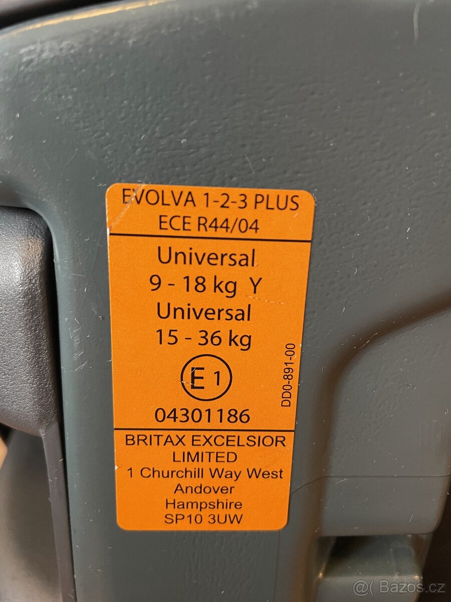 Britax Römer EVOLVA 1-2-3 PLUS – po jednom dítěti, dobrý sta - 9