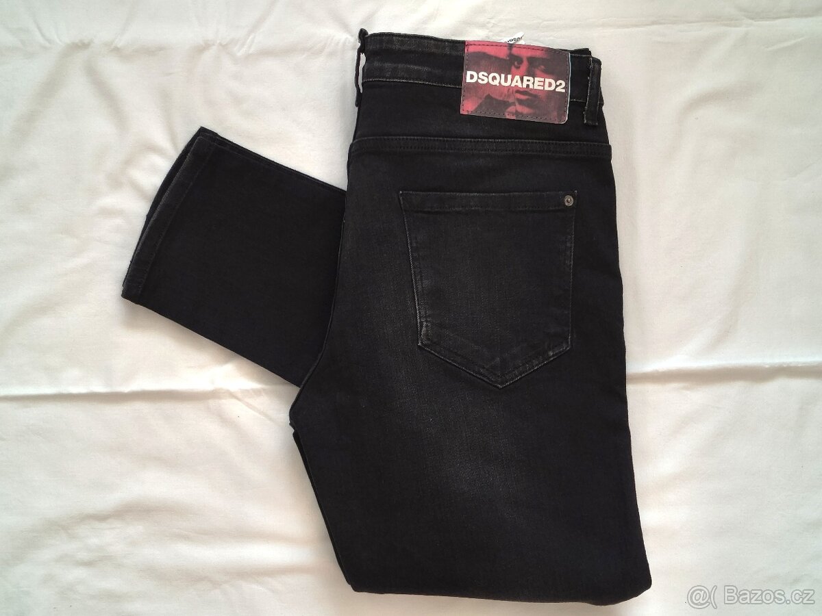 Prémiové pánské džíny DSQUARED2 - vel. 54 - 9