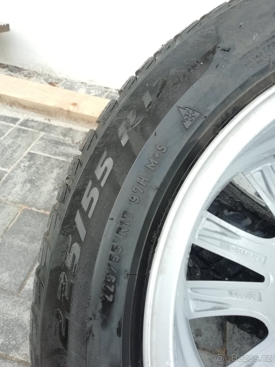 Originál zimní kola BMW 225 55 17 97H M+S - 9