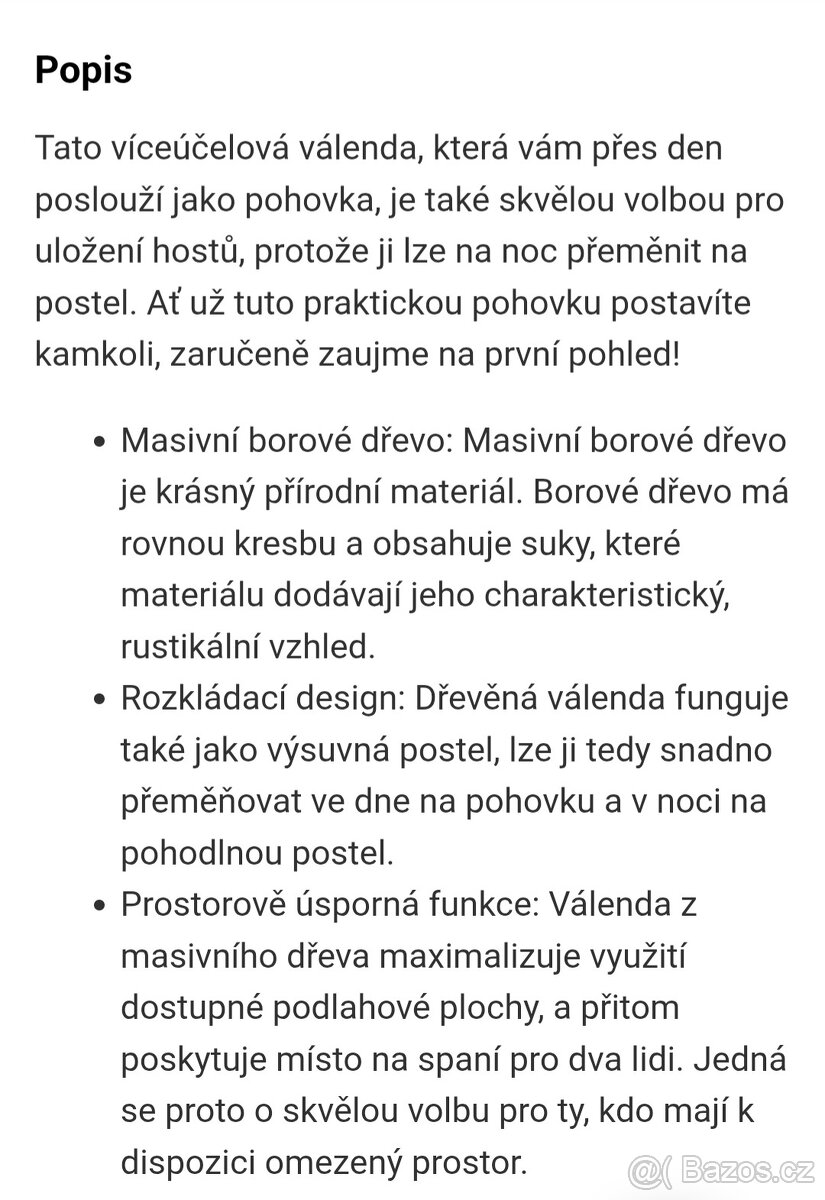 Postel výsuvna 2x (90x190) - 9