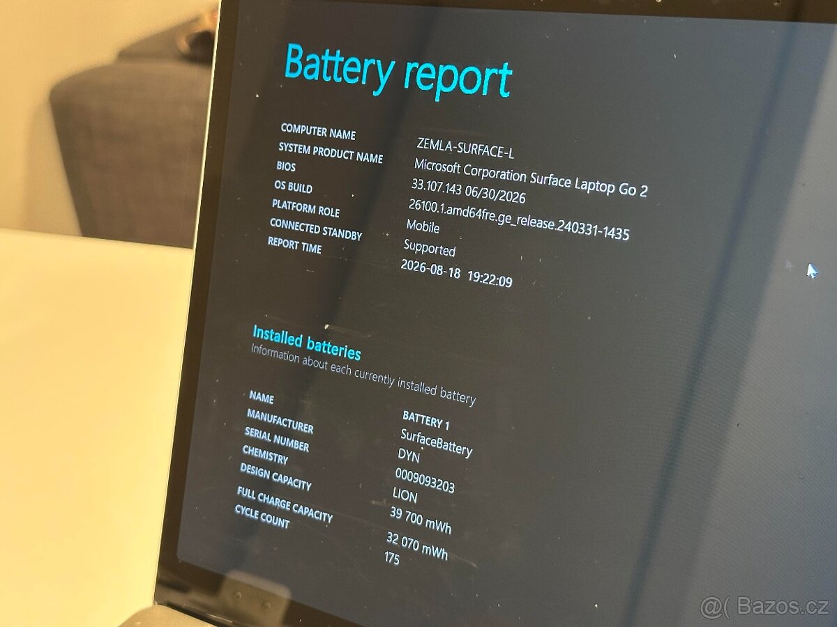 Microsoft Surface Laptop Go 2, 8GB/128GB, Platinum - 9