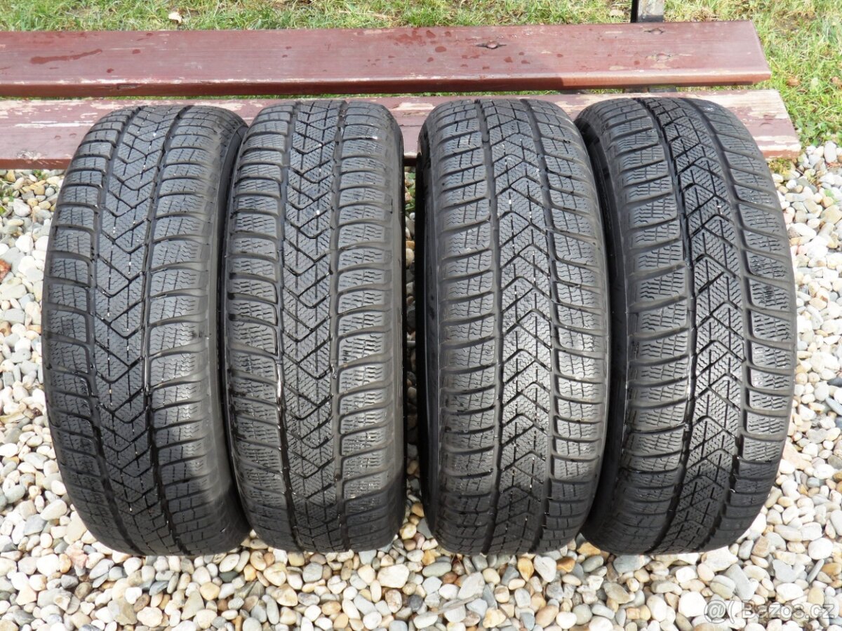 Originál Alu VW +Zimní Pneu Pirelli 205/60/16, ET 48 5X112 - 9