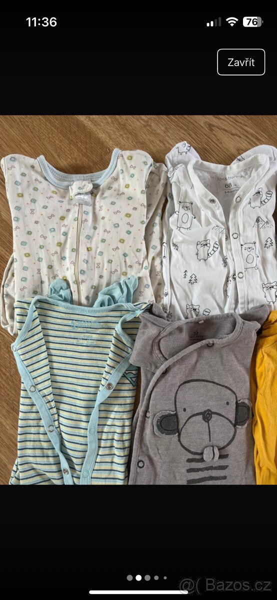 Set dupaček pro miminko, 15ks, vel. 3-9m - 9